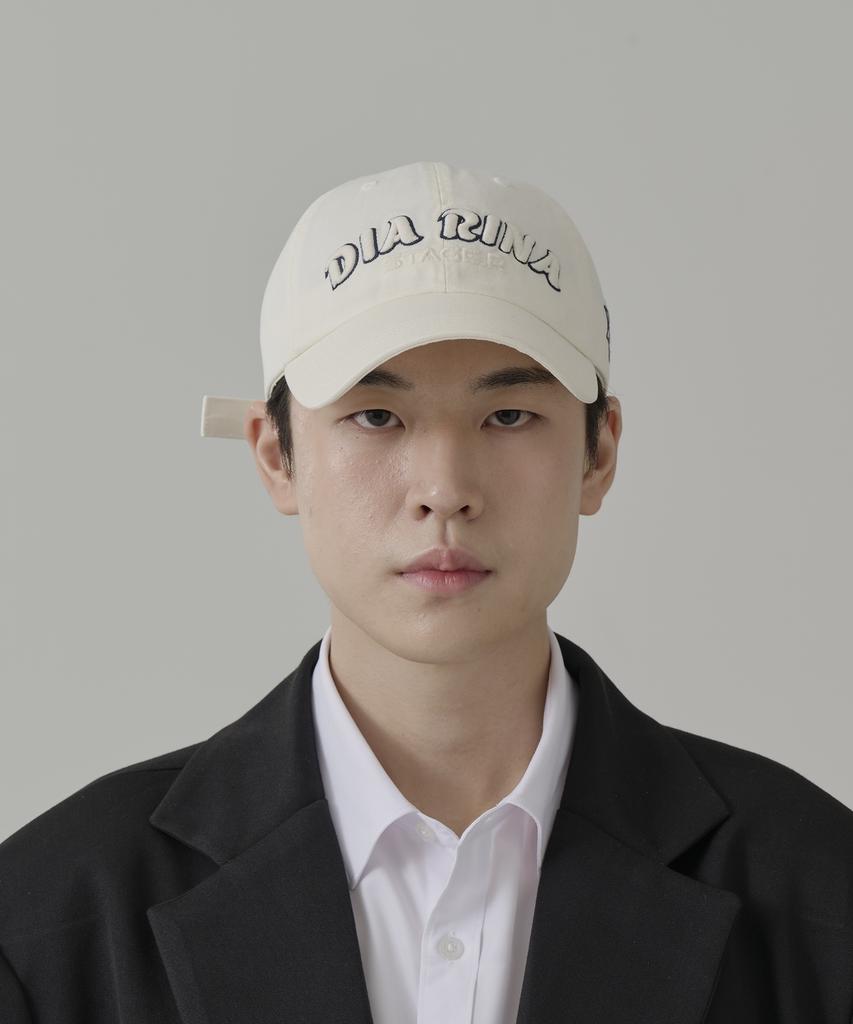 Seuteijial Diarina Washed Ball Cap [Cream]