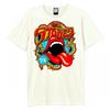 Amplified Unisex Adult Vintage Tongue 77 The Rolling Stones T-Shirt