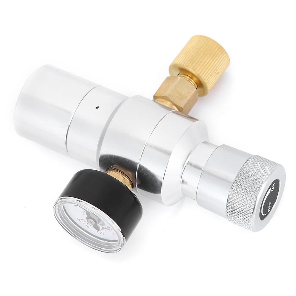 CO2 Regulator Mini Homemade Beer Soda Water Making Tool Aluminium MFL 3 8‑Inch 0‑150PSI