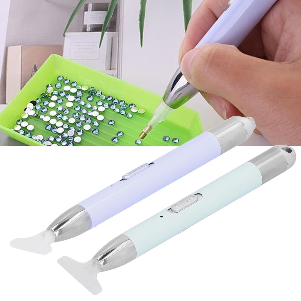 Diamant Malerei Stift Beleuchtung USB Aufladbare DIY CrossStitch Handwerk Werkzeuge 6Pcs Spitze