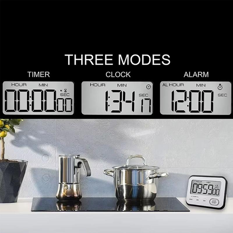 Count Up/Down Timer for Teacher Classroom Kid Home Table Magnetic Timer Stopwatch Cooking Timer Kitchen Digital Timer
