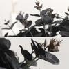 45cm Artificial Eucalyptus Fake Leaves Black Plant Leaf Flowers Home Party Decor