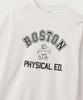 Champion Boston Regular Fit Crew Neck Sweatshirt Off White