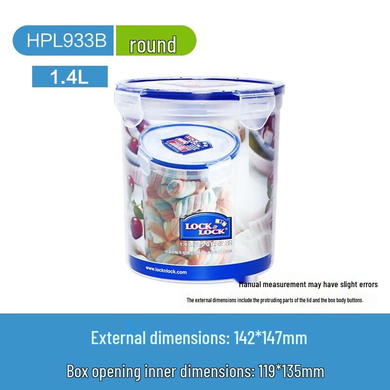 Lock&Lock Transparent Plastic Food Storage Box Set