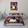 Penguin with Top Hat. Bedding Sets Duvet Cover Sets Duvet Covers Pillowcases(1*Duvet Cover 2*Pillowcases Without Duvet Insert)