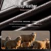 KAISER Men's Genuine Sheepskin Leather Moto Jacket