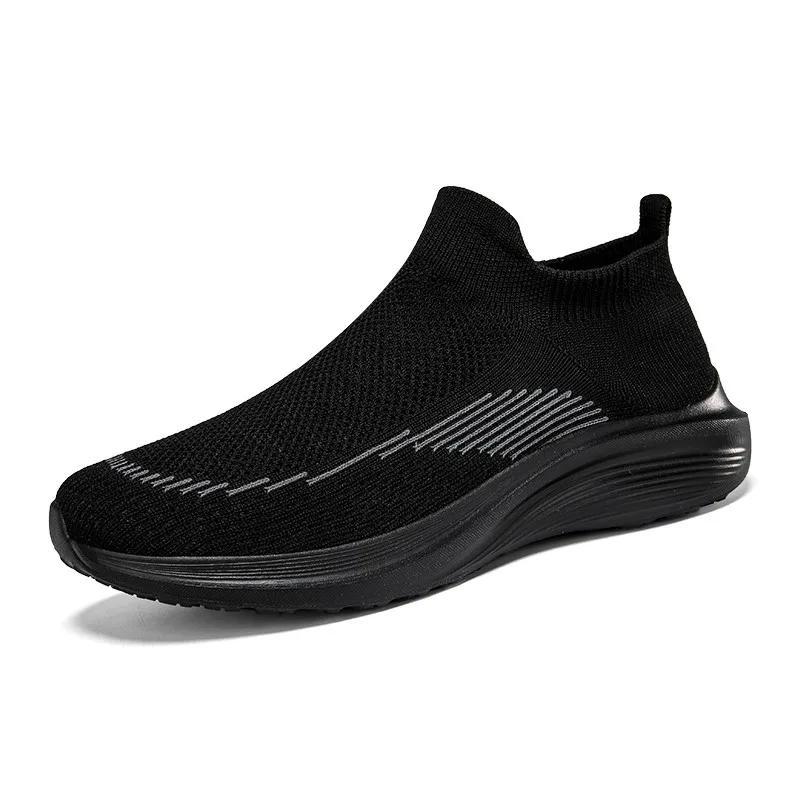 Hot Sale Cheap Mens Socks Shoes Sneakers Unisex Spring Summer Breathable Sneakers Slip-on Platform Sneakers Zapatillas De Hombre
