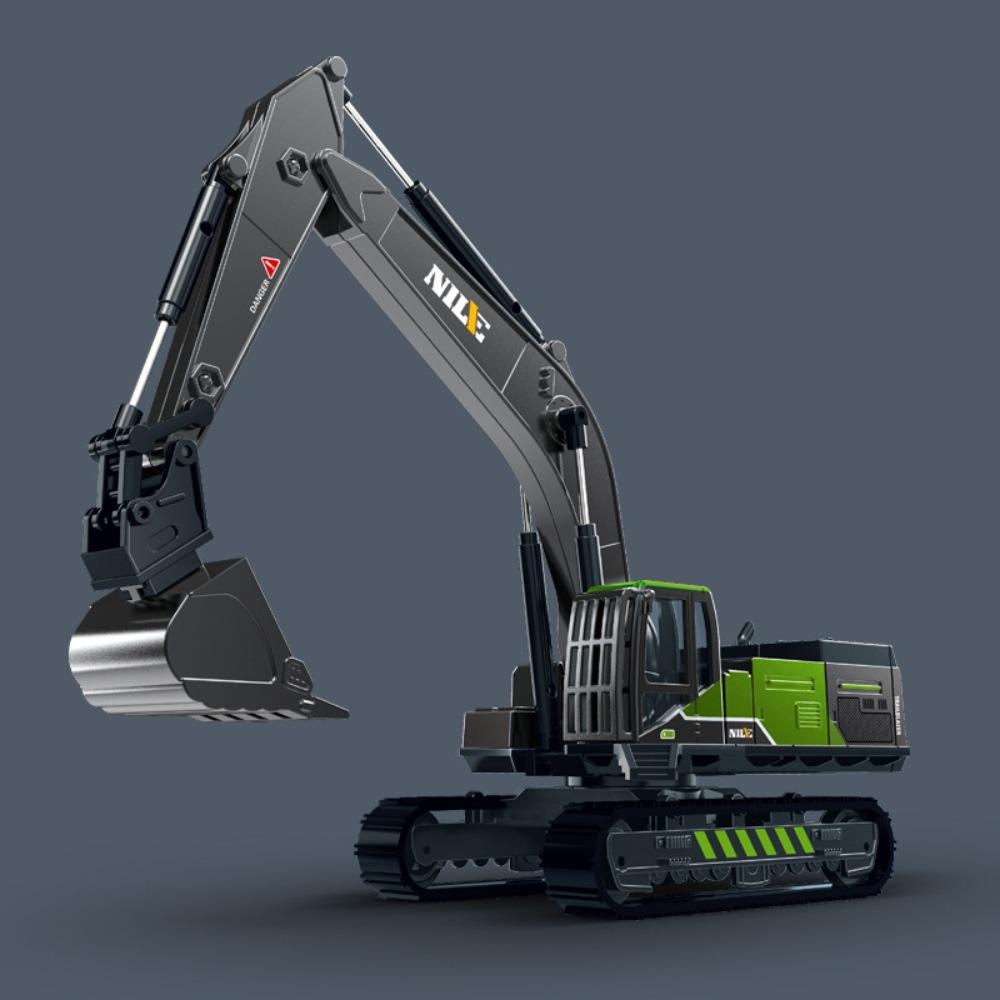 Simulation Engineering Car Model Zinc Zinc Alloy Diecast Vehicle Excavator Crane Truck Toys  Kids Student