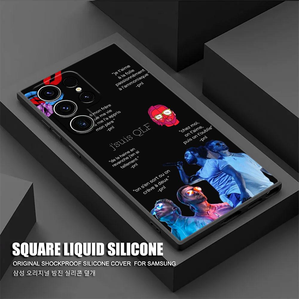 Singer PNL QLF Rapper Heart S26Ultra Case For Samsung Galaxy S26 S25 S24 S23 S20 S21 FE S22 Ultra Plus 5G Cases Soft Phone Cover
