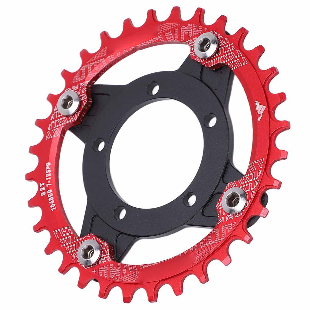 Foaie de lanț 104 BCD 32T Adaptor pinion 104BCD 32T Placă cu dinți pozitivi negativi Set de bază pentru conversie