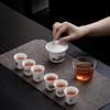 Xiamen 'Sea Garden' Ceramic Gaiwan Tea Set