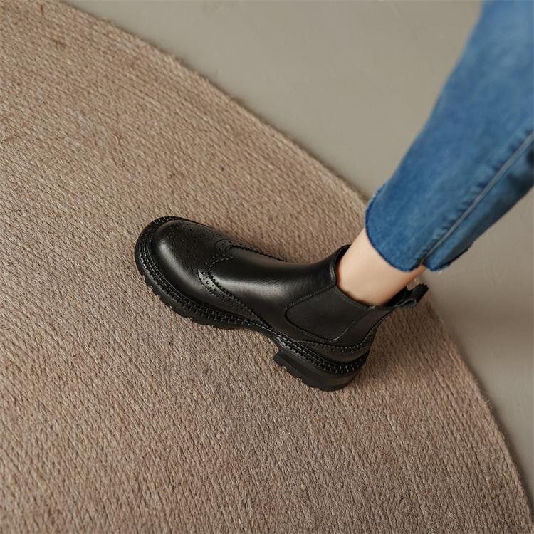 

Женская обувь, женские ботинки, туфли на массивном каблуке с круглым носком, зимние современные ботинки, ботильоны на платформе, ботильоны на каблуке в стиле ретро 37