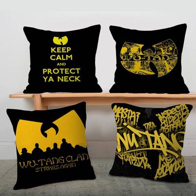 WU-TANG-CLAN HIP-HOP Pillow Gift Home Office Decoration Bedroom Sofa Car Cushion Cover Case 45x45