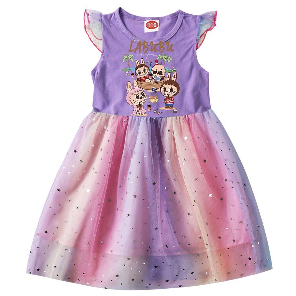 Summer Girls'  Dress, Children's Chiffon Dress, Festival Performance Dress
