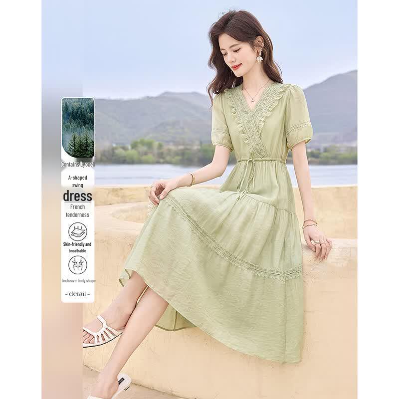 Sisui Nianhua 26 French Style Summer Dress L