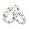 Runxin's Adjustable Sun, Moon & Stars Couple Ring: A Simple, Elegant Gift for Long-Distance Lovers.
