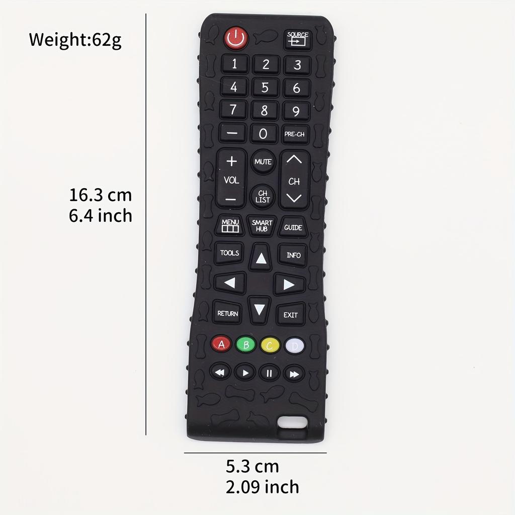 Silikonowy gryzak do żucia w kształcie pilota