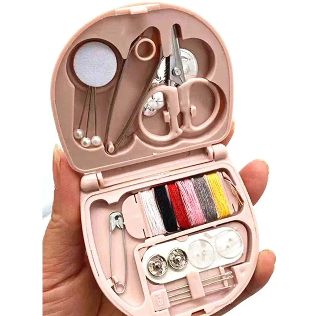 Mini sewing kit, portable and convenient for home use and business trips, small needle thread bag sewing tool combination set