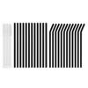 30 PCS Drinking Straws, 8 x 200 mm Bulk Reusable Glass Straws, Include 12 Straight 12 Bent 6 Cleaning Brush, Straws for Smoothies, Milkshake, Juice
