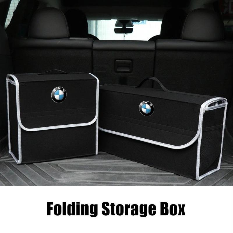 1Pcs Car Soft Felt Storage Bag Organizer Cars Foldable Trunk Car Goods for BMW E36 E46 E53 E90 E60 E61 E93 E87 X3 X5 F30 F20