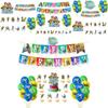 Legend Of Zelda Game Theme Balloon Banner Cake Toppers Set Party Decorations