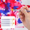 6Pcs Painting Brush Set Nylon Wool Flat Tip Watercolor Acrylic Painting Tools for Arts