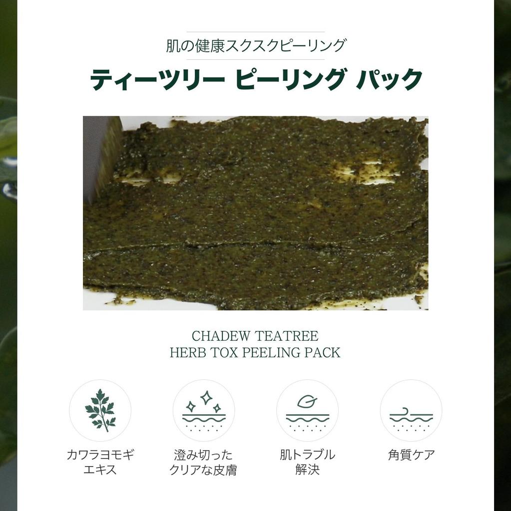 WellDerma [Official WellDerma] Tea Tree & Mugwort Herb Toxic Peeling Pack 150g [Includes Brush]