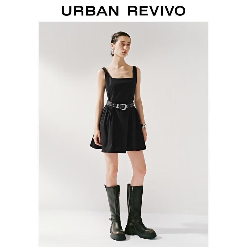 UR Classic High-Waist Sleeveless A-Line Dress