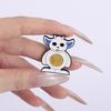 Pilot Zeichentrickfigur Emaille Anstecknadeln Custom Niedliche Tiere Broschen Reversabzeichen Kleidung Lustiger Schmuck Geschenk für Kinder Freunde