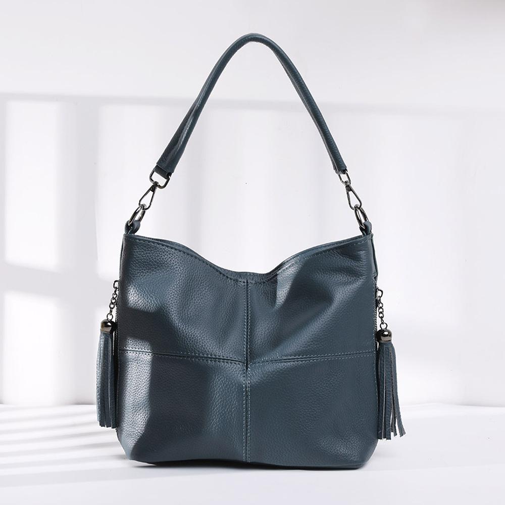 

Single-shoulder Crossbody Bag Women Hand-held Armpit Leather and Genuine Leather Designer Luxury Bag 30X20X10CM