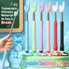 Silicone Teaching Pointer Retractable Reading Guide Stick Portable Reading Pointer  Kids
