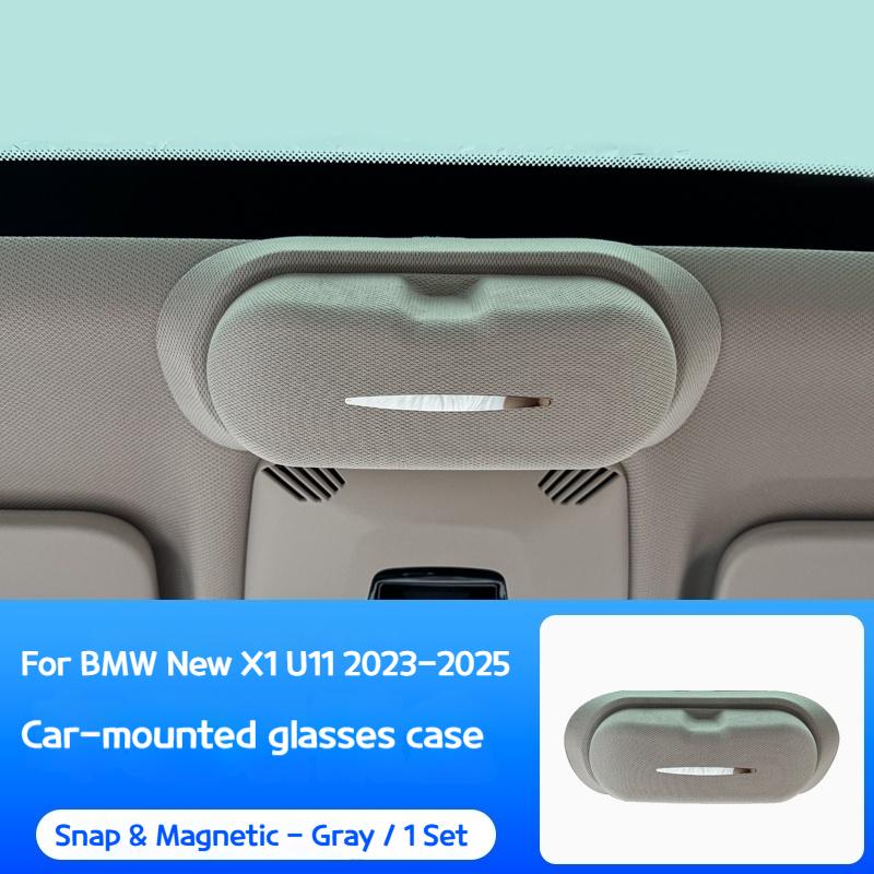 

For BMW X1 U11 2025-2025 car suede glasses case modification sunglasses storage clip roof sunglasses frame interior Accessories