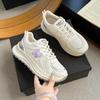 Popular thick-soled dad shoes for women 2025 autumn new mesh breathable soft-soled comfortable and versatile sports and leisure shoes