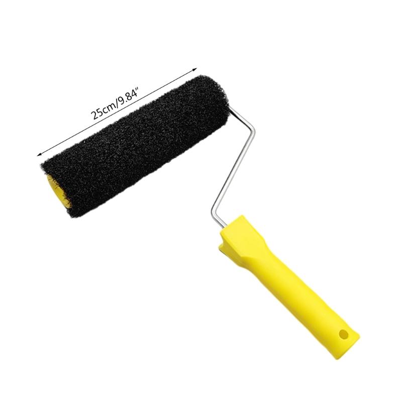 Versatile Roller Brush Easy to Use 25cm/9.8inch Roller Brush Putty Roller Cleaning Roller Durable for Wall Painting
