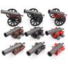 Napoleonic Wars Military Navy Caribbean Pirate Ship Artillery Weapon Army Mini Action Figures Accessories Building Blocks Toys