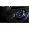 For Buick Envision 2016-2020 Blue Alloy Headlight Switch Control Knob Ring Trim