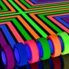 4-Pack Neon Gaffer Tape - UV Blacklight Reactive Glow In The Dark Tape, Best for Parties, Dance Floors, Theaters & DIY Projects