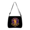Wednesday Addams Famlily Shoulder Handbag Gothic Style Light Easy To Carry