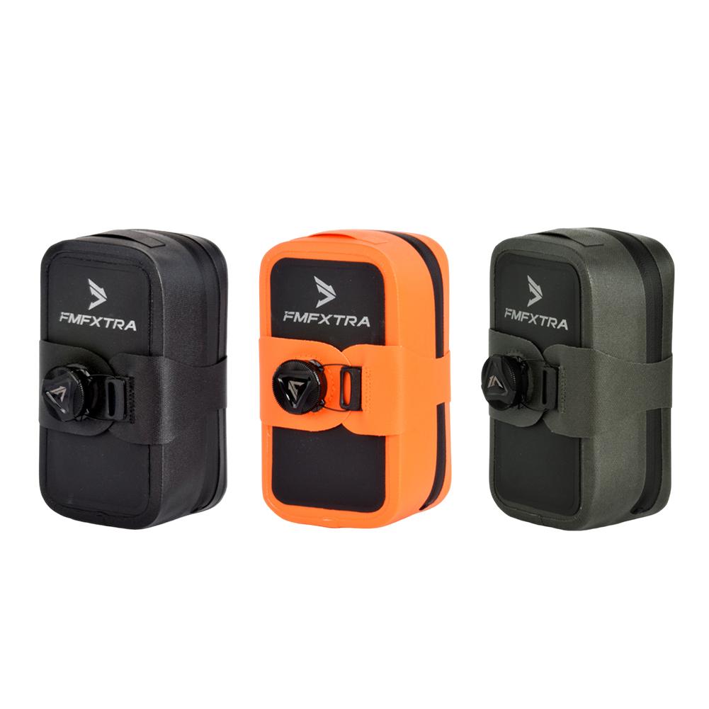 Bicycle Under Seat Bag Bike Strap-On Saddle Bag Knob Lock Bike Seat Bag Waterproof 0.5L Bike Bag Portable for Outdoor Riding