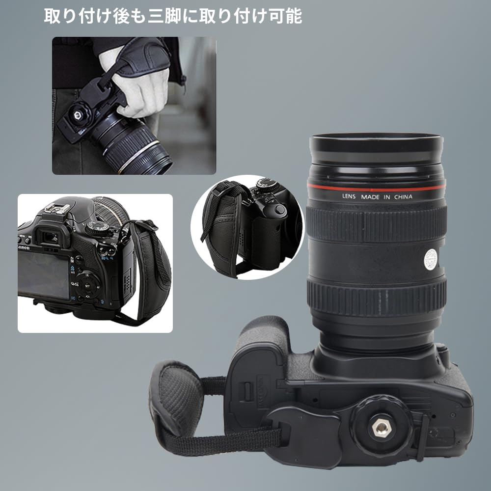 Hand strap for Canon digital SLR oval wrist strap for no micro decompression wrist safe and convenient for compatible with EOS 200D 5D Mark 1D X Mark