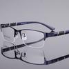High-quality Men Square Plain Glasses Optical Spectacle Anti Blue Light Computer Glasses Myopia Glasses Nearsighted Eyewear -1.0