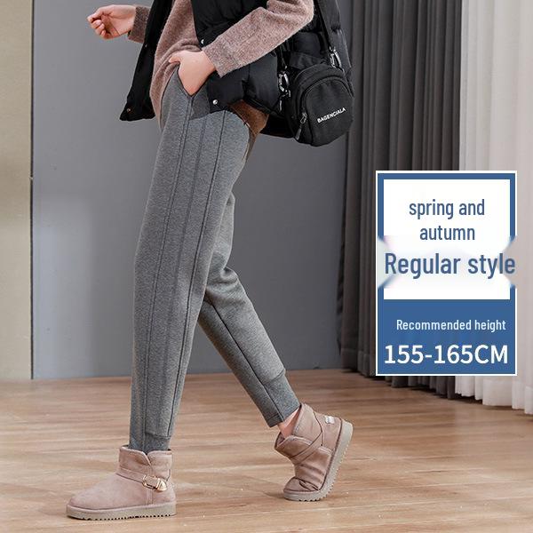 Unisex Lambswool Jogger Pants for Kids – High Waist, Thickened, Plus Velvet, Warm and Casual for Autumn and Winter.