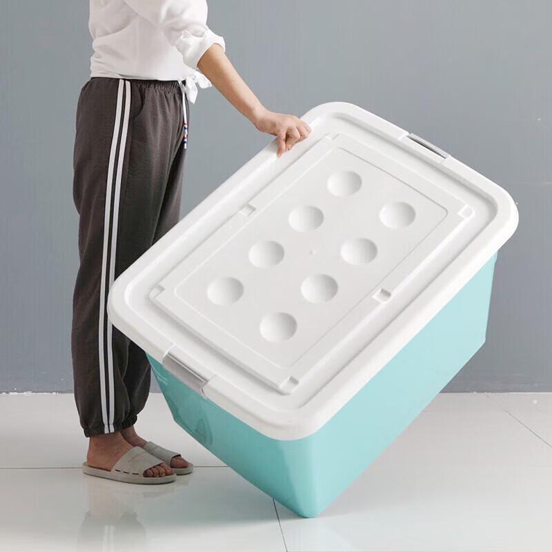 Plastic Storage Box with Wheels