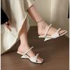 Fashion 2025 Summer Strange Style Heel Women Slippers Fashion Open Toe Butterfly-knot Ladies Dress Sandals Lazy Wedge Shoe