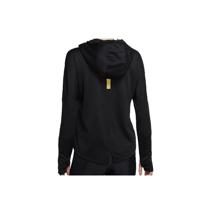 Nike Sweatshirts Women's Black Hooded Moderate Regular CZ1616-010
