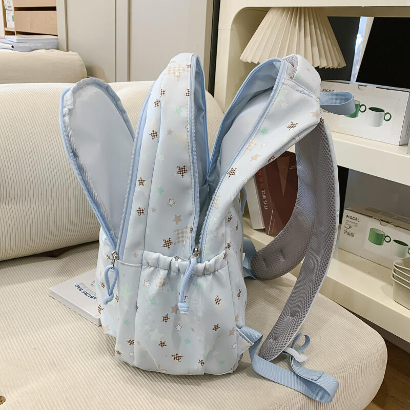 Five-pointed Star Backpack Large Capacity Printed Backpack Student Schoolbag