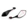 Pair Motorcycle Rearview Mirror For Honda CBR250 NSR250 88-94 CBR400 87-94