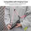 2Pcs/Set For DJI Osmo Pocket 3 Dual Buckle Design Adjustable Crossbody Strap with Wrist Lanyard