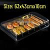 Rectangular Curved Food Storage Cover