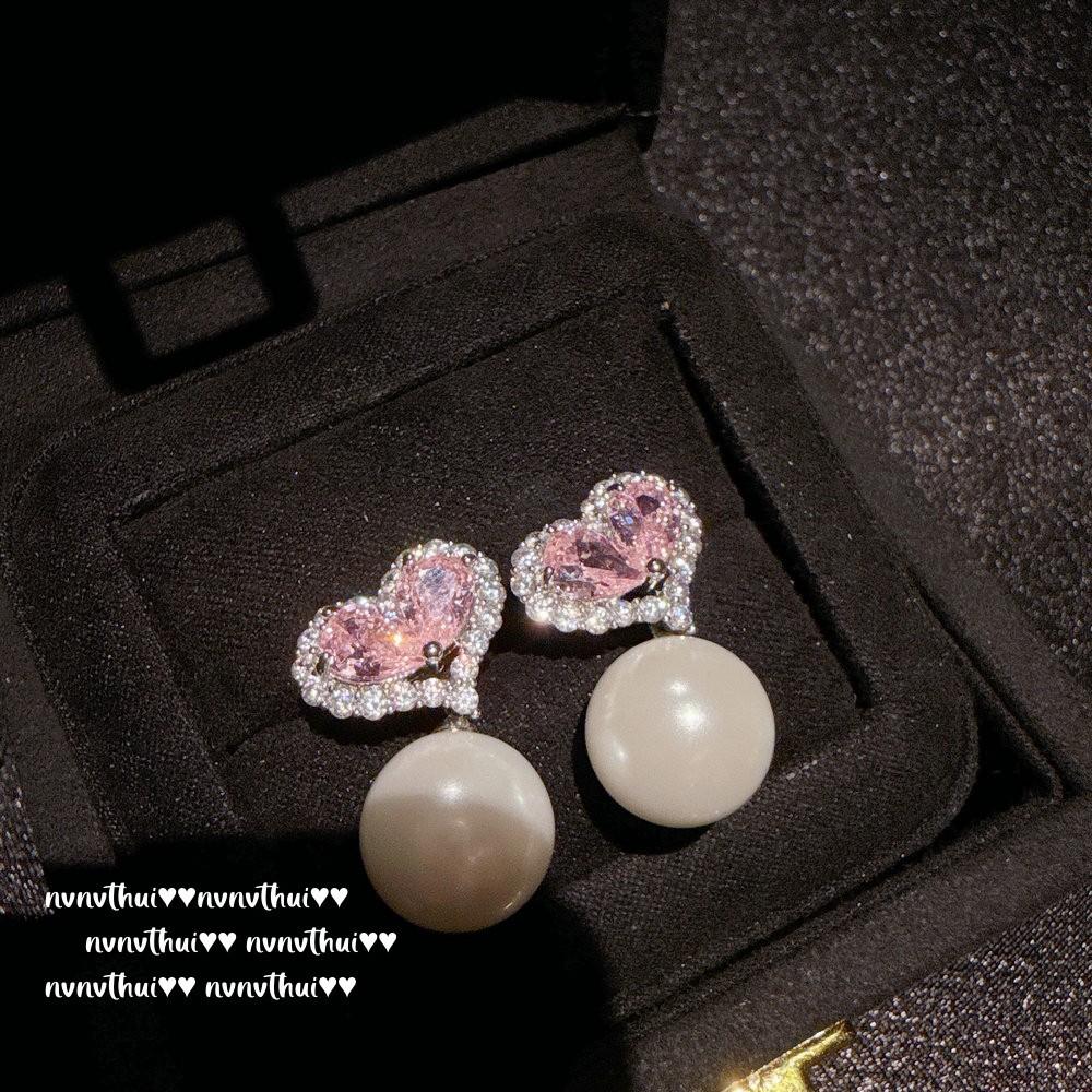 

Vintage Secret Garden Rose Gradual Change Round Ball Earrings Vintage Love Fish Ji Earrings, Combination